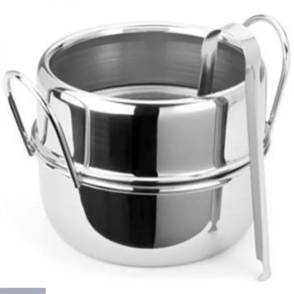 Balde para Gelo com Pinça 1,5 Litros Forma Inox