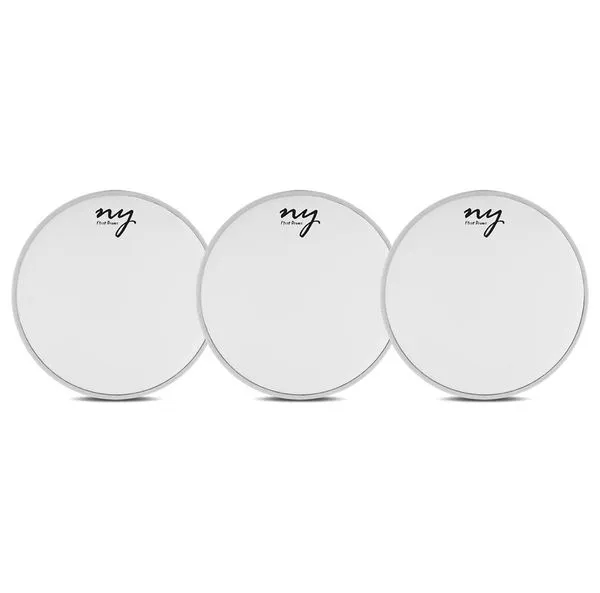 Kit 3 Peles Porosas para Bateria 10" Branca New York