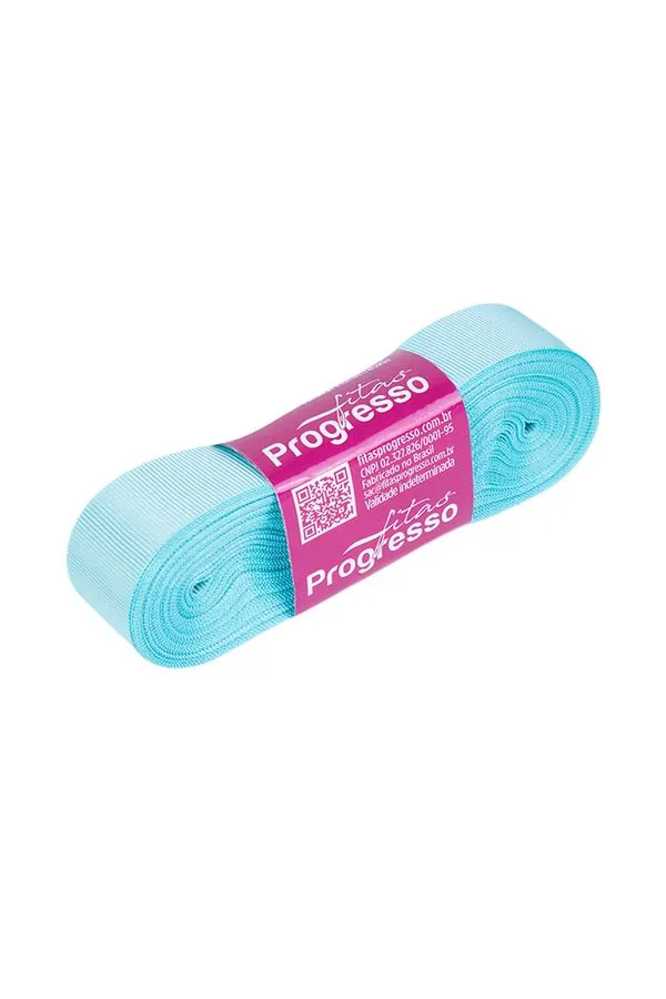 Fita de Gorgurão GP Nº05 22mm Peça com 10m Azul Tiffany 247