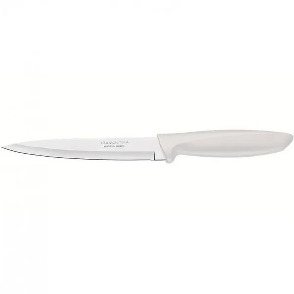 Faca 6 Utility Tramontina Plenus em Aço Inox Off White