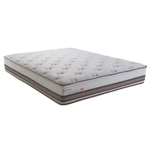 Colchão Queen Size Sense com Molas Ensacadas 30x158x198cm Herval Bege