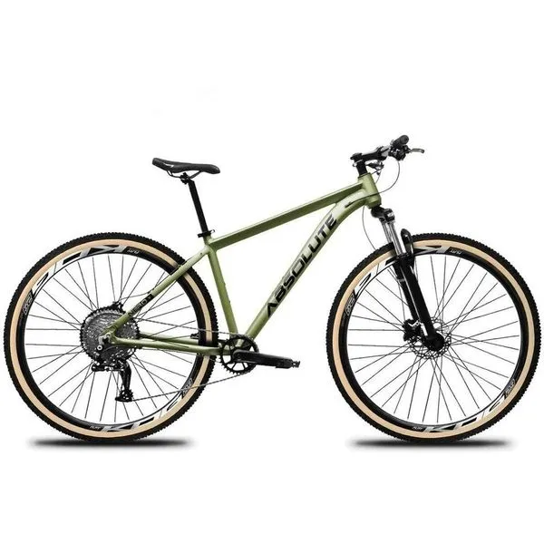Bicicleta Aro 29 Absolute Nero 5 12v Hollowtech Freio Hidráulico K7 Garfo Trava No Guidão Oliva 21
