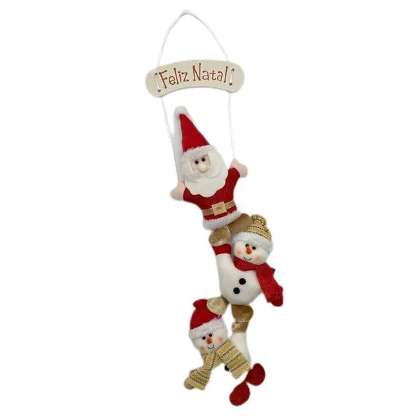 Enfeite de Porta Papai Noel Cazza Sortido