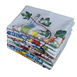 Pano De Prato Lomaer Sacaria 45 x 71cm Estampado 06 Unidades