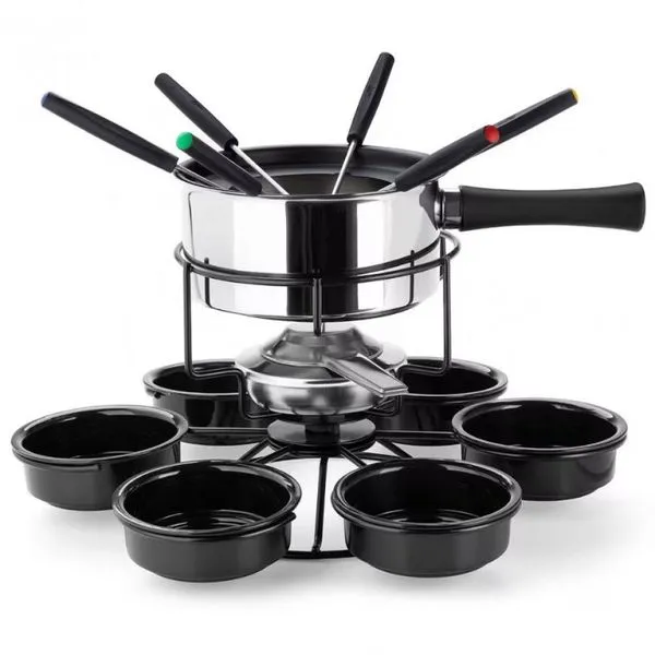 Aparelho de Fondue Forma Carroussel Mont Blanc 17 Peças Inox