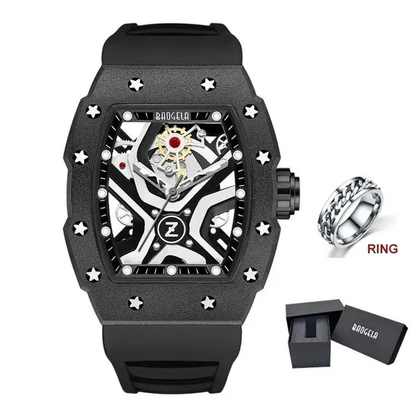 Relógio Masculino BAOGELA BGL224143 À Prova D'Água 40 / Preto