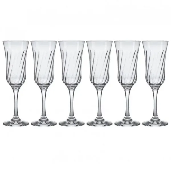 Conjunto de Taças para Champanhe Nadir Lírio 195 ml 6 Peças n/a