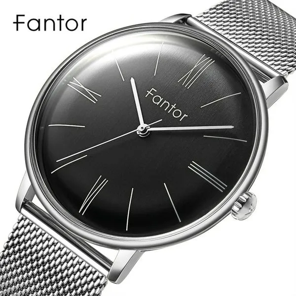Relógio Masculino FANTOR WF1002G À Prova D'Água Prata