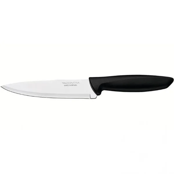 Faca 6 Chef Tramontina Plenus em Aço Inox Preto