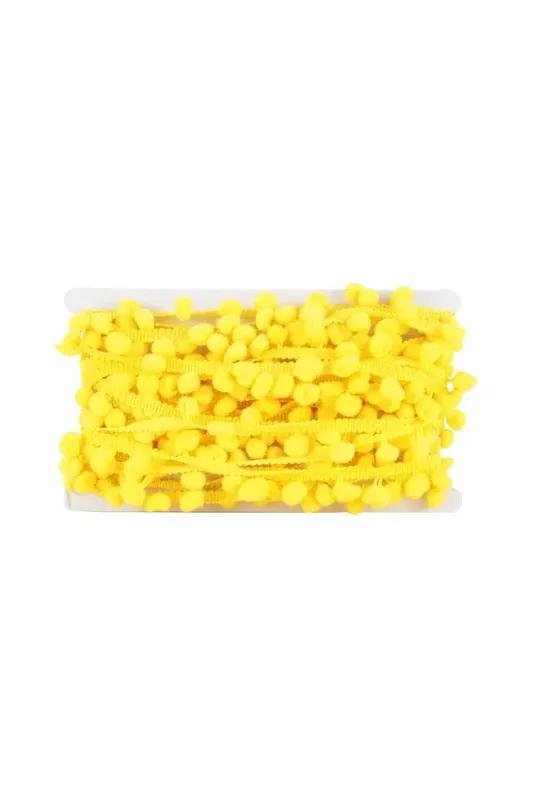 Fita Pompom Le 1,8cmx9,1m Amarelo