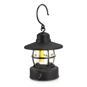 Luminária Formato Lampião LED Recarregável