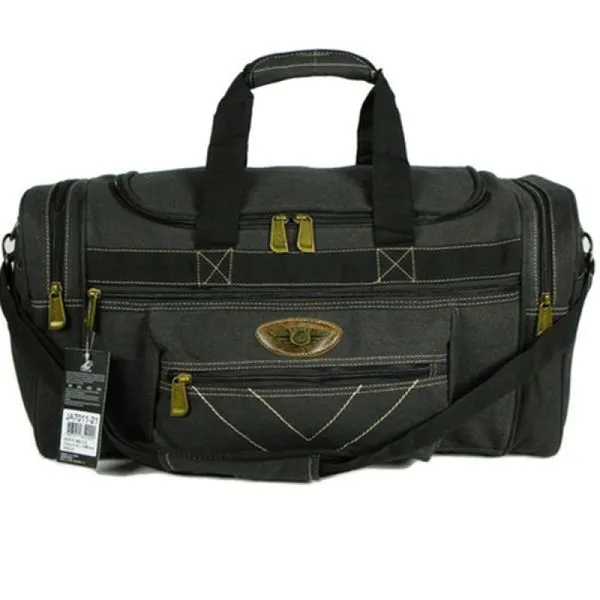 Sacola Viagem Bolsa Mala Média Academia Lona JA7011 preto