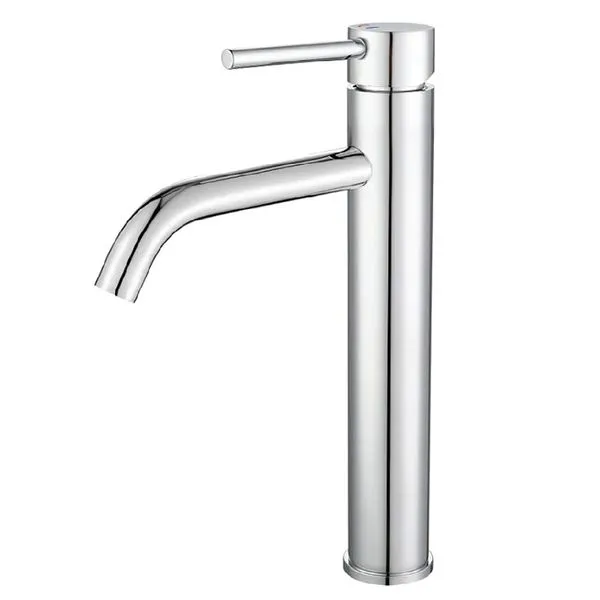 TORNEIRA DROP BICA ALTA PARA LAVATORIO EM AÇO INOX CROMADO DP4102
