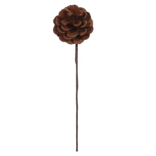 Enfeite Natalino Pinha 20cm D&A Marrom