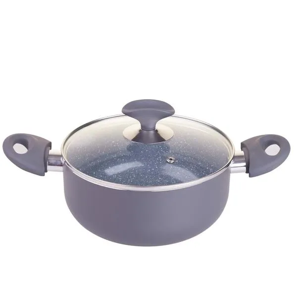 Caçarola 20cm Cerâmica Casa do Chef Lumina Cinza