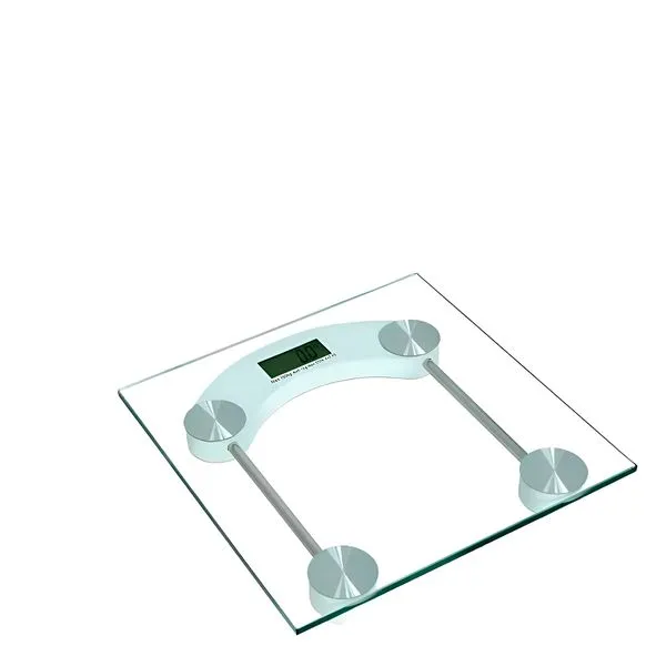 Balança Digital para Banheiro em Vidro