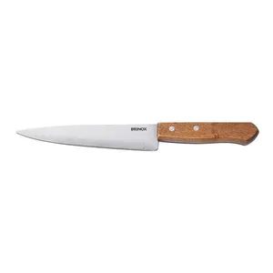 Faca 7 para Cozinha Part em Aço Inox e Madeira Brinox n/a