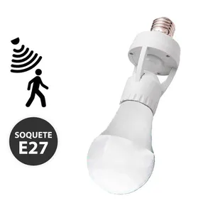 Sensor De Presença Com Fotocélula Soquete E27