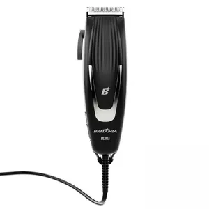 1 Máquina de Cortar Cabelo Britânia BCR03 18W com 9 acessórios Preto / 220V