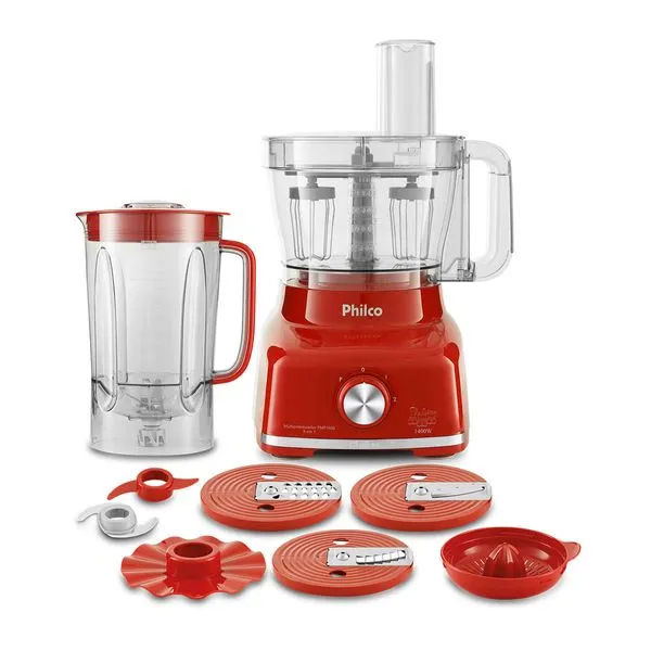 Multiprocessador Philco Multifunções 9 em 1 1400W PMP1600V 220V