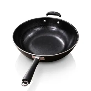 Frigideira Work Preta Ferro com Cabo Bakelite 34 cm Diâmetro