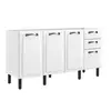 Balcão de Cozinha 160 cm 4 Portas 2 Gavetas sem Tampo Itatiaia New Premium | Branco (S/V)