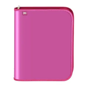 Caderno Argolado Universitário DAC Pink com Zíper