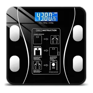 Balança Digital Bioimpedância Bluetooth Aplicativo Medição