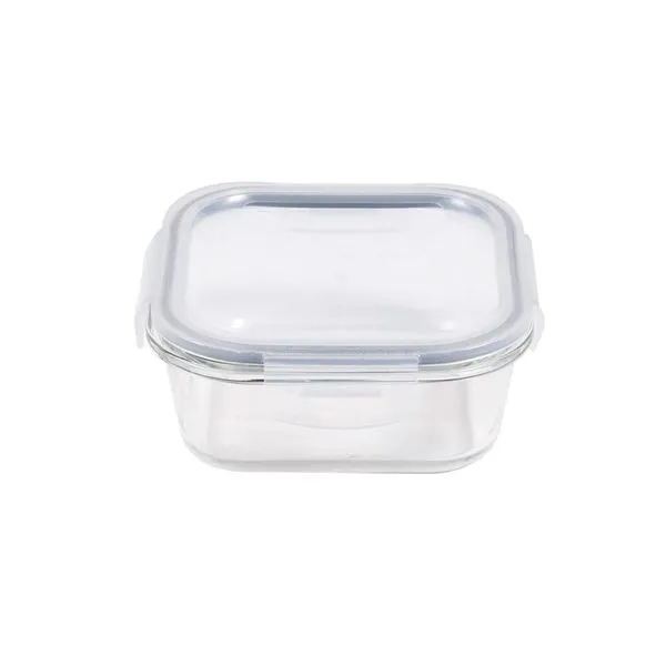 Pote hermético quadrado em vidro Kenya Kitchen 800ml