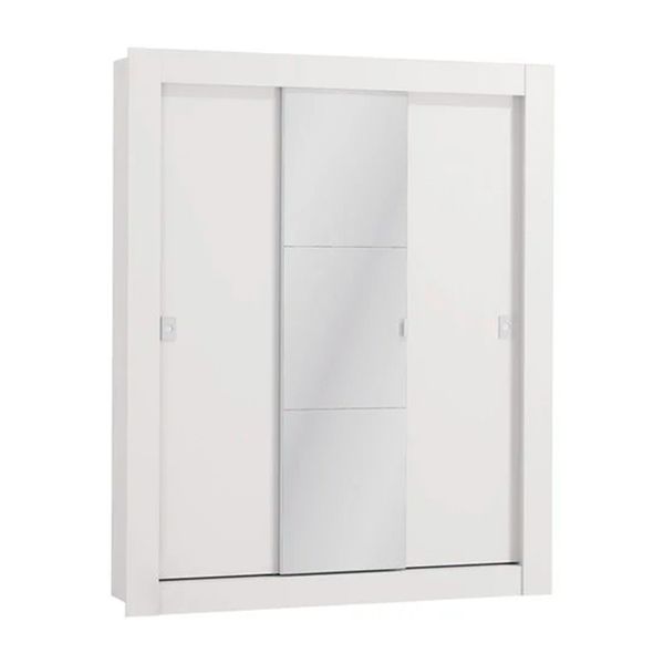Guarda-Roupa/Roupeiro Kappesberg 3 Portas de Correr H563 Branco