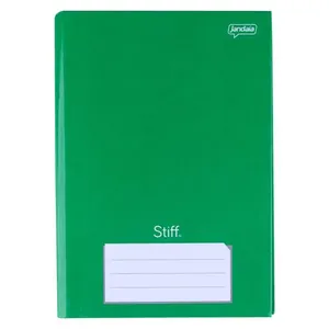 Caderno Jandaia Brochura Capa Dura 1/4 Verde 96 Folhas