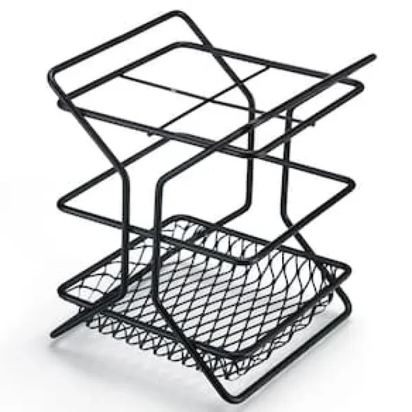 Porta Talheres Arthi Linha Black 2509 em Aço Carbono