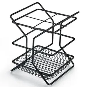 Porta Talheres Arthi Linha Black 2509 em Aço Carbono