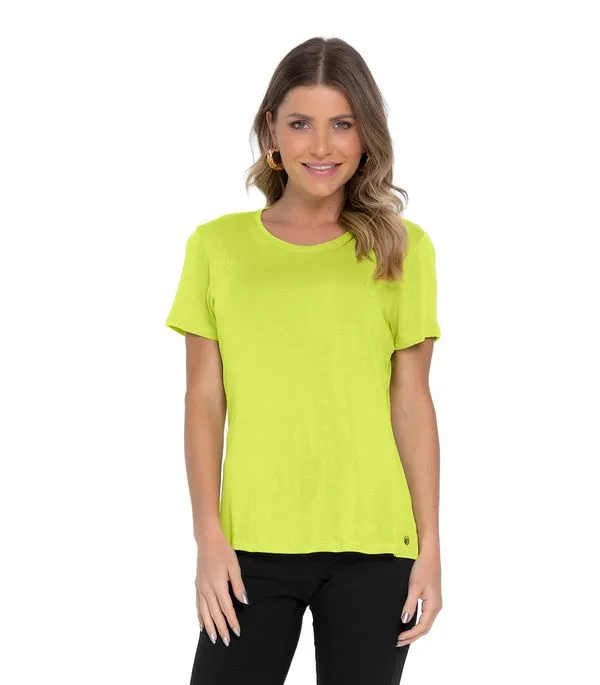 Blusa Feminina Básica Visco Tricot Rovitex Verde P