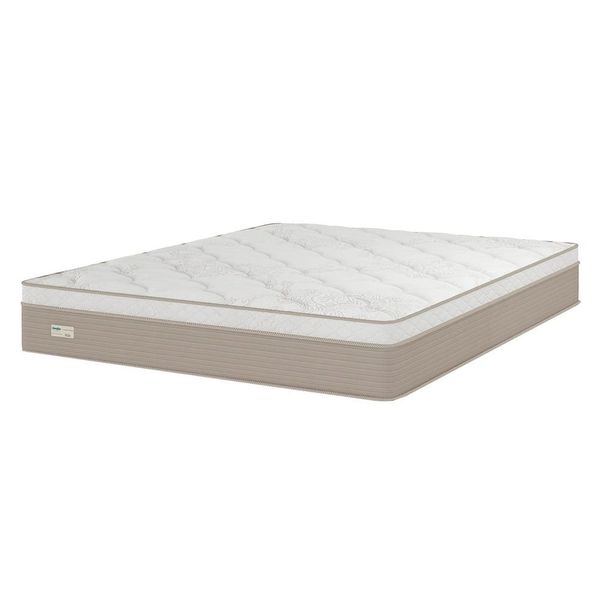 Colchão King Size Umaflex Milão com Euro Pillow e Molas Ensacadas 30x193x203 Bege/Branco Bege com Branco
