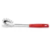 Pegador de Massa Brinox Asti em Aço Inox com Cabo de Polipropileno Vermelho
