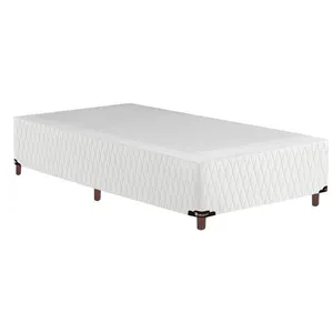 Base Box King Size Itália 33x96x203CM Umaflex Branco