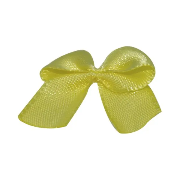 Aplique Laço 10mm com 50 Unidades Amarelo
