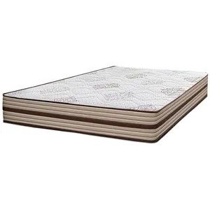 Colchão de Casal Cama InBox Livity com Molas Ensacadas e Espuma D26 Bege