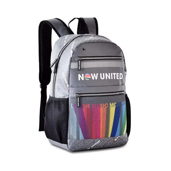 Mochila Laptop Now United Refletiva Bolso Telado Arco Íris 17" Modelo 1