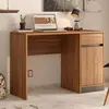 Escrivaninha Office Morada com 1 Porta e 1 Gaveta Demóbile Amêndola com Grafite