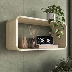 Nicho Prateleira Decorativa Infantil 62,5x30cm Organizador Para Quarto E Decoração Carvalho Araguaia