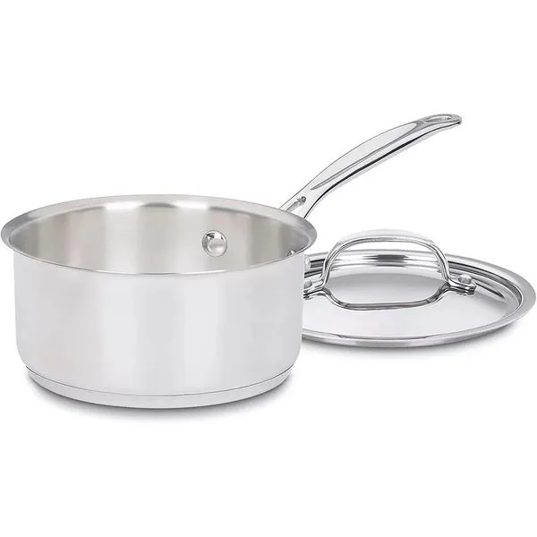 PANELA CUISINART CHEF'S CLASSIC 3,7L EM AÇO INOX COM TAMPA 7194-20