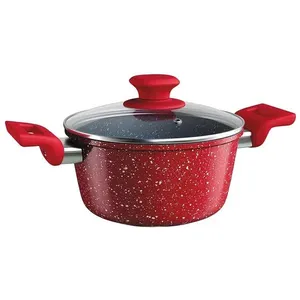 Caçarola Colorstone Antiaderente 5 Camadas 3L Euro Home Vermelho