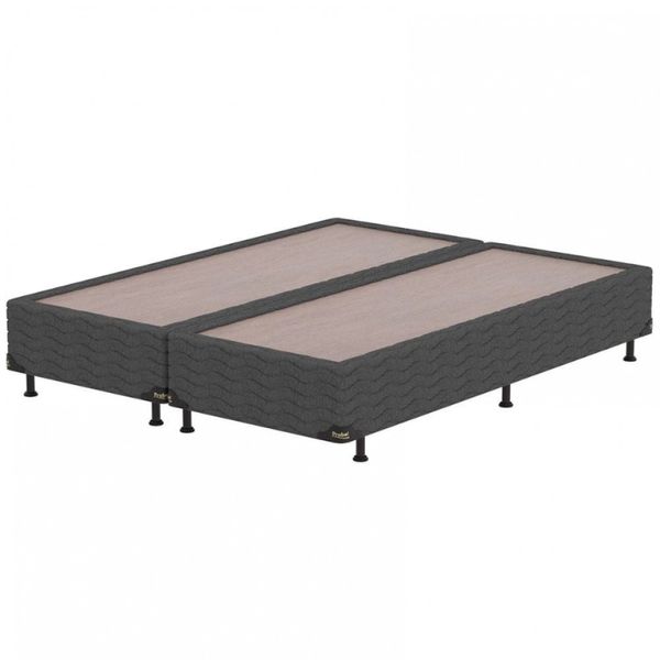 Base Box Queen Size Probel Village com Revestimento em Tecido Poliéster 38x158x198cm n/a