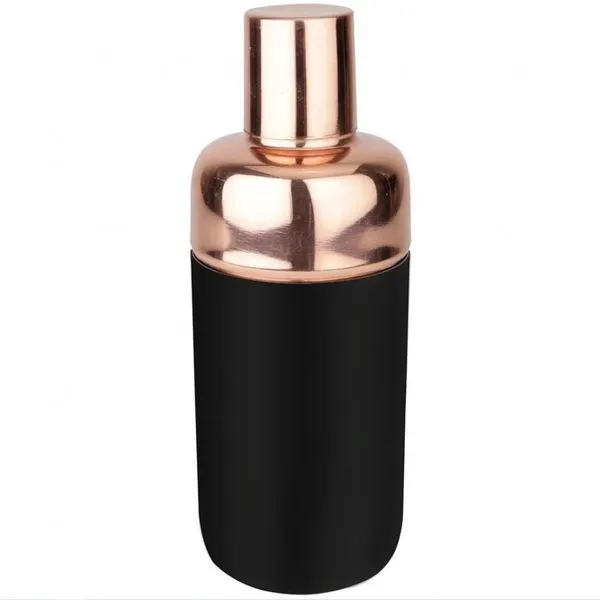 Coqueteleira Fracalanza 28715 500 ml em Metal Preto com Cobre