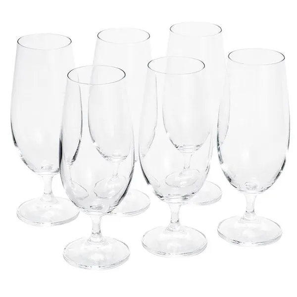 Conjunto de Taças para Cerveja Bohemia Colibri 380 ml - 6 Peças Transparente