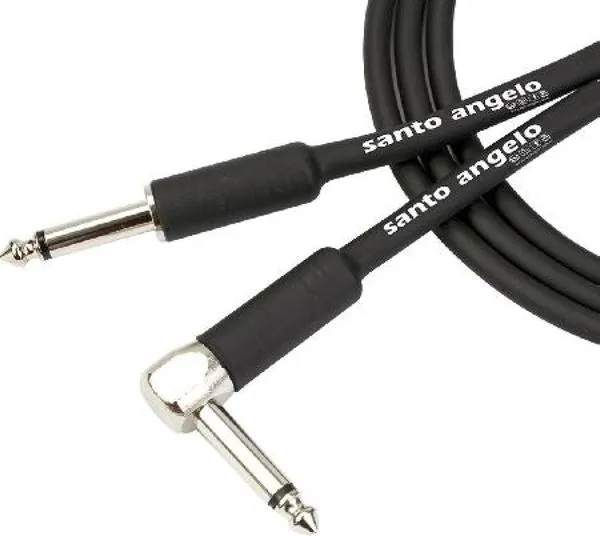 Cabo de Guitarra P10 / P10 L Mono 20FT 6,10M ANGL LB Preto
