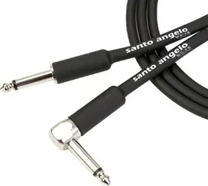 Cabo de Guitarra P10 / P10 L Mono 20FT 6,10M ANGL LB Preto
