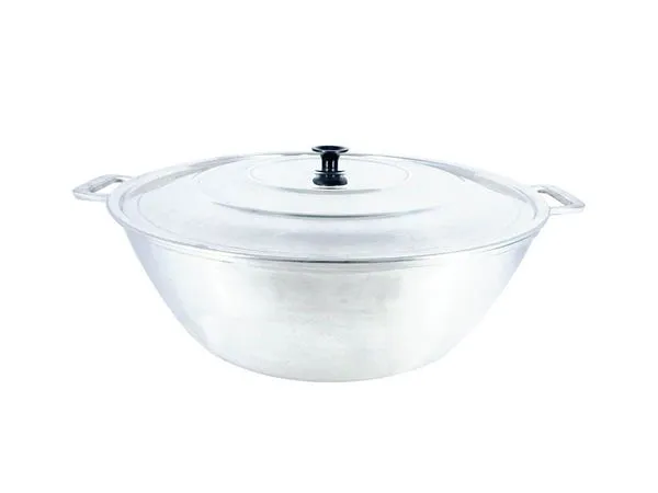 Tacho Panela Restaurante Alça Alumínio Fundido Polido 12cm